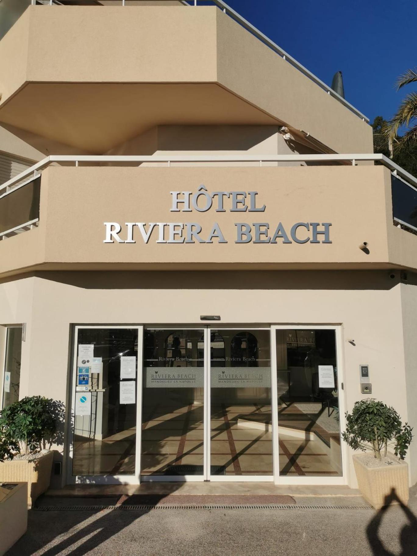Riviera Beach Hotel Mandelieu Exterior foto
